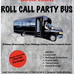 Roll Call Party Bus