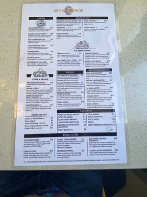 Menu photo 5 Crack'D Brunch New Orleans, LA