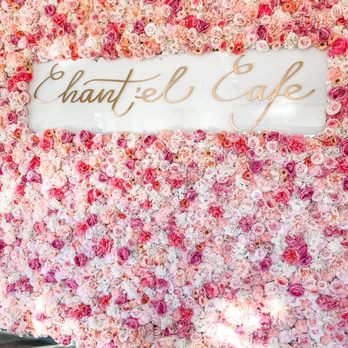 Chant’el Cafe - Flower wall sign - Cafes Near Me - Folsom, California