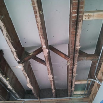 Soundproof Chicago - Bedroom ceiling during soundproofing. - General Contractors Near Me