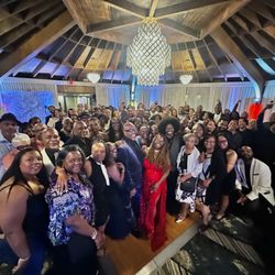 Infiniti Event Group - Group photo....after blowing out the candles on the cake!