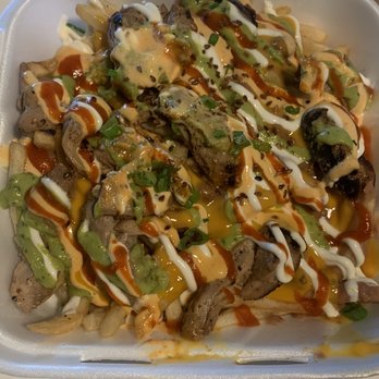 Kimchichanga - Super Fries with chicken - Korean Near Me - Riverside, California Kimchichanga - Super Fries with chicken - Korean Near Me - Riverside, California