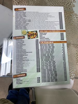 Menu photo 7 Nigerian Food Las Vegas, NV