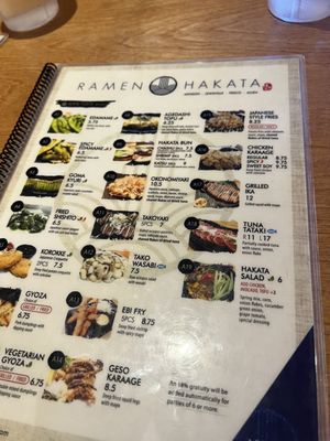 Menu photo 1 Ramen Hakata Lewisville, TX