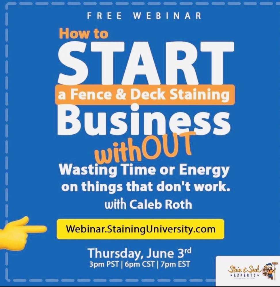 Slide of Stain And Seal Experts