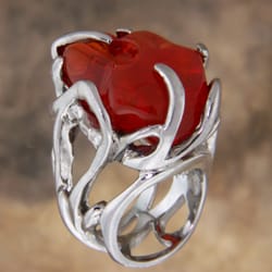 Caffray Jewellers - Fire opal ring