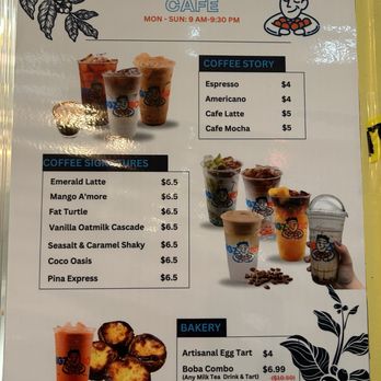 Bigz Boba - Menu 10-07-24 - Bubble Tea Near Me - Burlingame, California