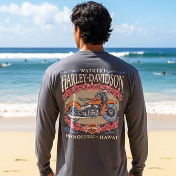 Pacific Harley-Davidson - Made from 100% traditional men's cotton, it offers ultimate comfort and a classic fit for everyday wear or your next adventure. - Men's Clothing Near Me - Honolulu, Hawaii Pacific Harley-Davidson - Made from 100% traditional men's cotton, it offers ultimate comfort and a classic fit for everyday wear or your next adventure. - Men's Clothing Near Me - Honolulu, Hawaii