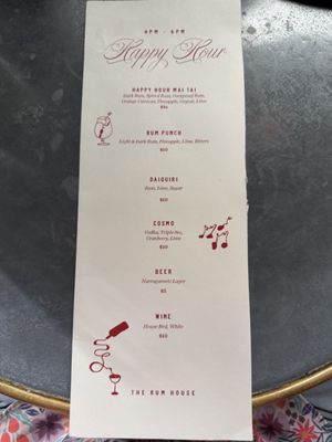 Menu photo 1 The Rum House New York, NY Menu photo 1 The Rum House New York, NY