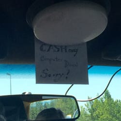 Alaska Yellow Dispatch - They always want you to pay in cash. They will tell you their "computer is down" so they can't run cards. By law they have to accept credit