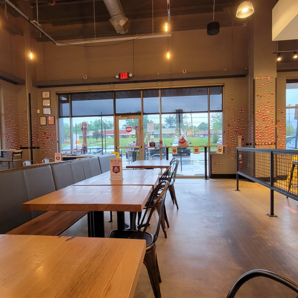 MOD Pizza - View of the dining room at the front - Fast Food Near Me - Dunkirk, Maryland MOD Pizza - View of the dining room at the front - Fast Food Near Me - Dunkirk, Maryland