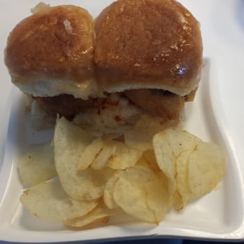 Chowpatty Chat - Vada pau with chips - Indian Near Me - Houston, Texas