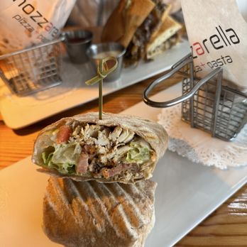 Mozzarella - BLACKENED CHICKEN CAESAR WRAP - Salad Near Me - South Orange, New Jersey Mozzarella - BLACKENED CHICKEN CAESAR WRAP - Salad Near Me - South Orange, New Jersey