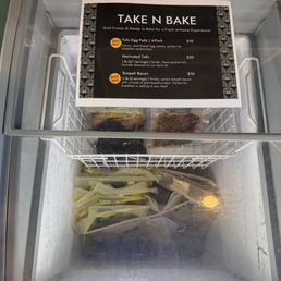 Take and bake food Take and bake food