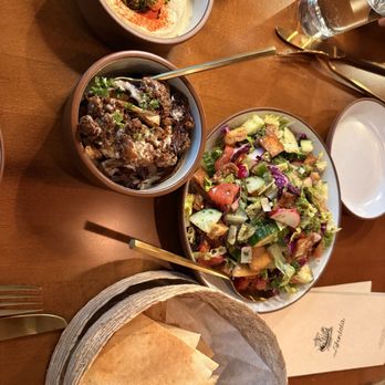 Café Fenicia - Fattoush salad, Hummus, cauliflower - Hookah Bars Near Me - Miami, Florida Café Fenicia - Fattoush salad, Hummus, cauliflower - Hookah Bars Near Me - Miami, Florida