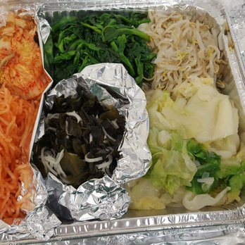 Gina's B-B-Q - Small party pan of Veggies - Korean Near Me - Honolulu, Hawaii Gina's B-B-Q - Small party pan of Veggies - Korean Near Me - Honolulu, Hawaii