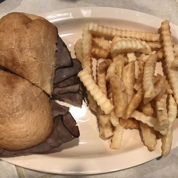The Junction Diner - French dip sandwich with fries - Diners Near Me - Poulsbo, Washington