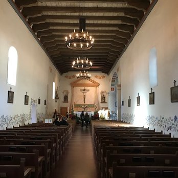 Old Mission Parish - Interior (one wing--there are two). - Churches Near Me - San Luis Obispo, California Old Mission Parish - Interior (one wing--there are two). - Churches Near Me - San Luis Obispo, California