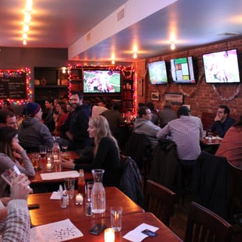 Union Grounds - a large group of people sitting at a restaurant - Comfort Food Near Me - New York, New York Union Grounds - a large group of people sitting at a restaurant - Comfort Food Near Me - New York, New York