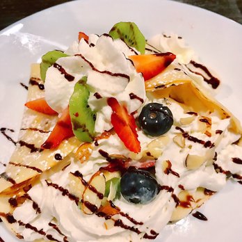 Cafe Crepes Square - Fusion Crepe 3.5/5 - Desserts Near Me - Suwanee, Georgia Cafe Crepes Square - Fusion Crepe 3.5/5 - Desserts Near Me - Suwanee, Georgia