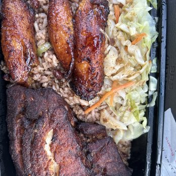 Island Fest - And the red snapper platter perfect with rice and peas - Caribbean Near Me - High Point, North Carolina