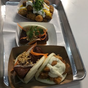 King Bao - Porky's Tatchos, Hogzilla Bao & Firecracker Shrimp Bao - Asian Fusion Near Me - Orlando, Florida King Bao - Porky's Tatchos, Hogzilla Bao & Firecracker Shrimp Bao - Asian Fusion Near Me - Orlando, Florida