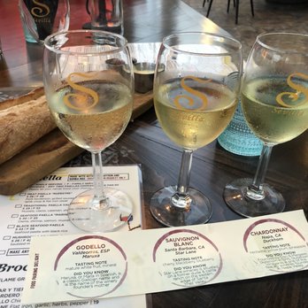 Cafe Sevilla - White wine flight - Spanish Near Me - Costa Mesa, California Cafe Sevilla - White wine flight - Spanish Near Me - Costa Mesa, California