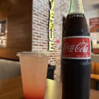 Avenue Pizzeria - Coke and strawberry lemonade - Pizza Near Me - Downey, California