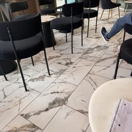 Example of floor seating