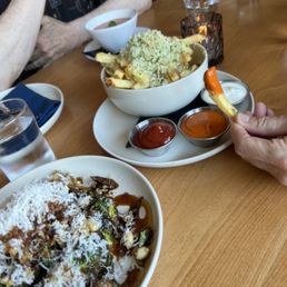 Truffle fries, Brussel Sprouts Truffle fries, Brussel Sprouts