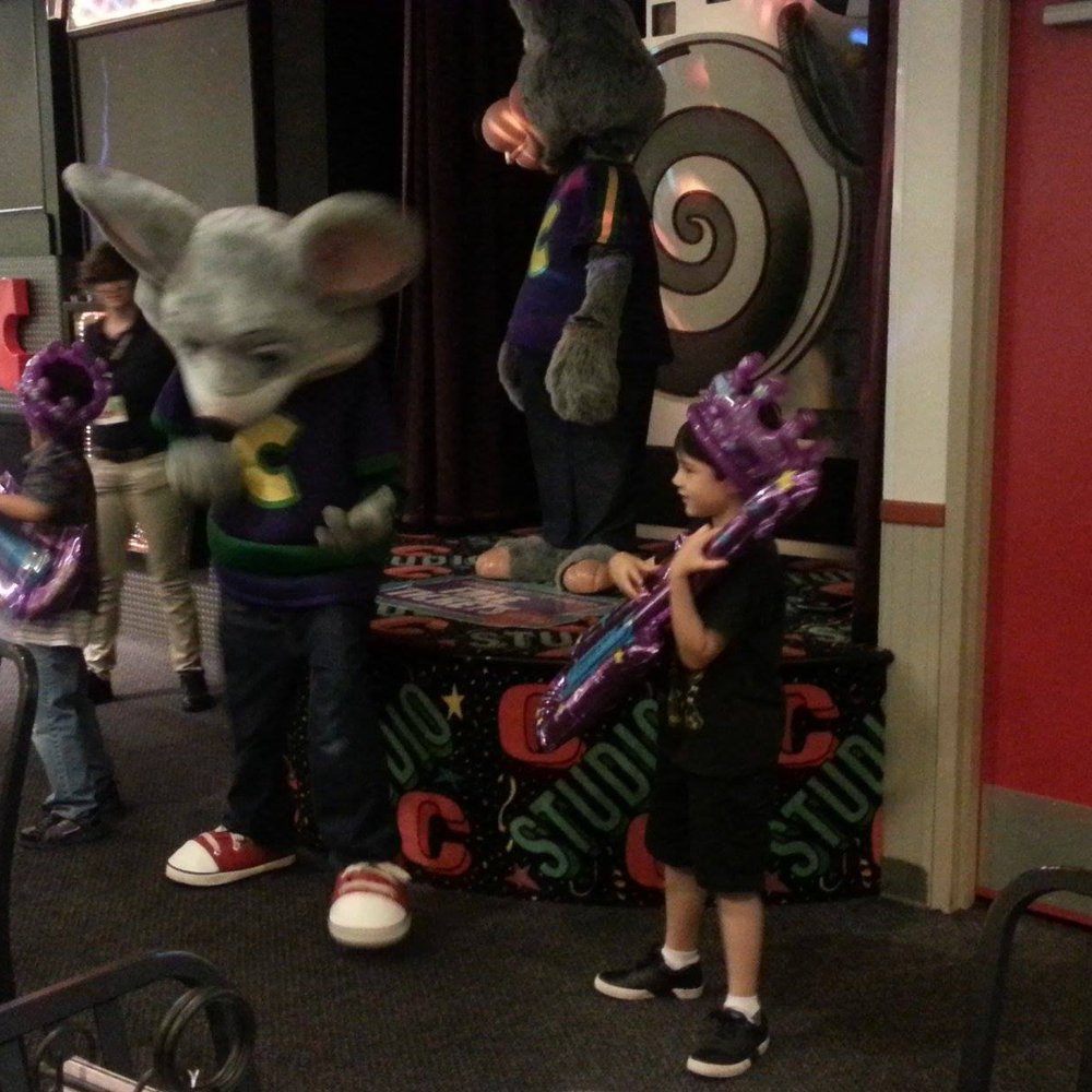 Chuck E. Cheese - They had an air guitar session. It was too cute. - Pizza Near Me - Olympia, Washington