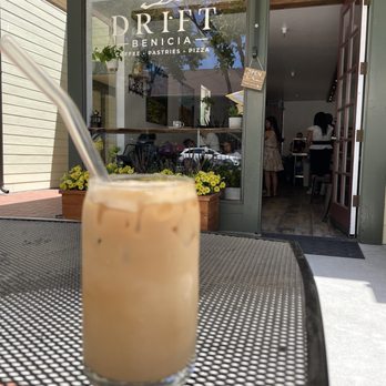 Drift Benicia - Iced vanilla latte - Pizza Near Me - Benicia, California Drift Benicia - Iced vanilla latte - Pizza Near Me - Benicia, California