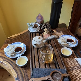 Enthea Tea House - Some tea and vegetables dumplings - Tea Rooms Near Me - Portland, Oregon Enthea Tea House - Some tea and vegetables dumplings - Tea Rooms Near Me - Portland, Oregon