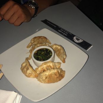 Rock-n-Sake Bar & Sushi - beef gyoza - Sushi Bars Near Me - Baton Rouge, Louisiana Rock-n-Sake Bar & Sushi - beef gyoza - Sushi Bars Near Me - Baton Rouge, Louisiana