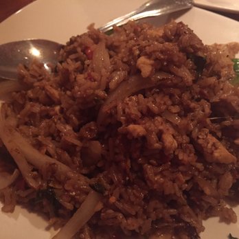 Thai Cuisine - Spicy basil fried rice with chicken - Thai Near Me - Pittsburgh, Pennsylvania Thai Cuisine - Spicy basil fried rice with chicken - Thai Near Me - Pittsburgh, Pennsylvania