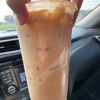 151 Coffee - Nitro cold brew w/ caramel syrup + cream - Coffee & Tea Near Me - Lewisville, Texas