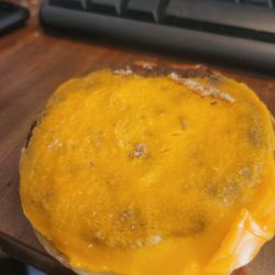 McDonald's - A bacon Cheese Burger.