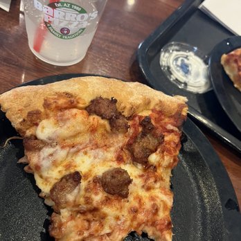 Barro's Pizza - Sausage pizza slice - Pizza Near Me - Tempe, Arizona