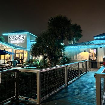 Wolf Bay at Orange Beach - Restaurante to the left, bar to the right. - Seafood Near Me - Orange Beach, Alabama Wolf Bay at Orange Beach - Restaurante to the left, bar to the right. - Seafood Near Me - Orange Beach, Alabama