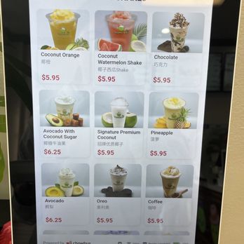 Coconut & Co - Menu - Bubble Tea Near Me - Alhambra, California