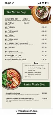 Menu photo 1 Pho 88 Noodles and Grill Washington, DC, DC Menu photo 1 Pho 88 Noodles and Grill Washington, DC, DC
