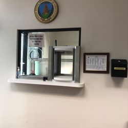 Usda Aphis - When you walk in, sit on the the side visible to this window of possible, and they will call you up when you're ready.