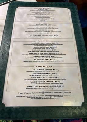 Menu photo 3 Zamindar’s Charlotte, NC
