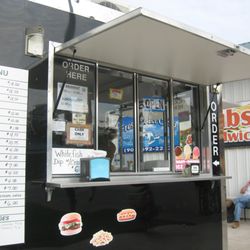 Snowflake Food Truck - Order window with hours and other details