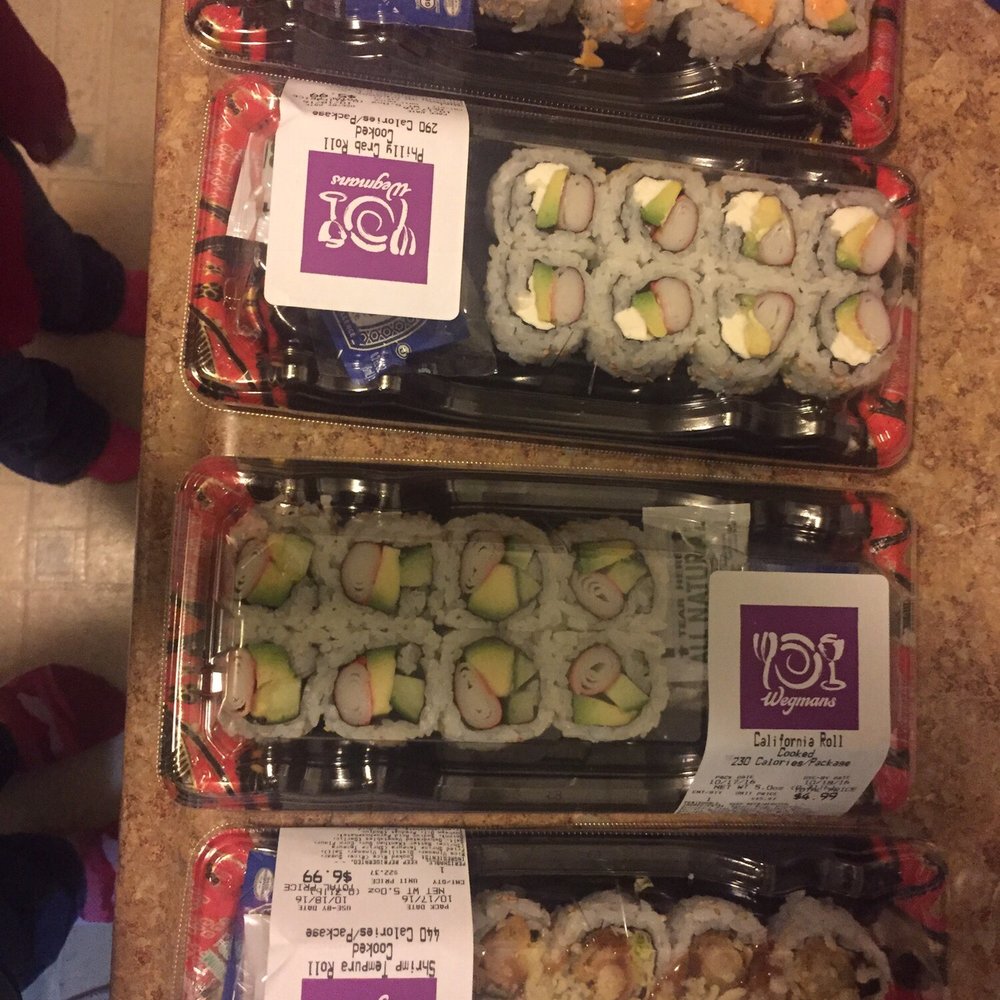 Wegmans - All the sushi rolls we tried - Grocery Near Me - Amherst, New York Wegmans - All the sushi rolls we tried - Grocery Near Me - Amherst, New York