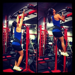 Weighted pull-ups under Gary's guidance! Weighted pull-ups under Gary's guidance!