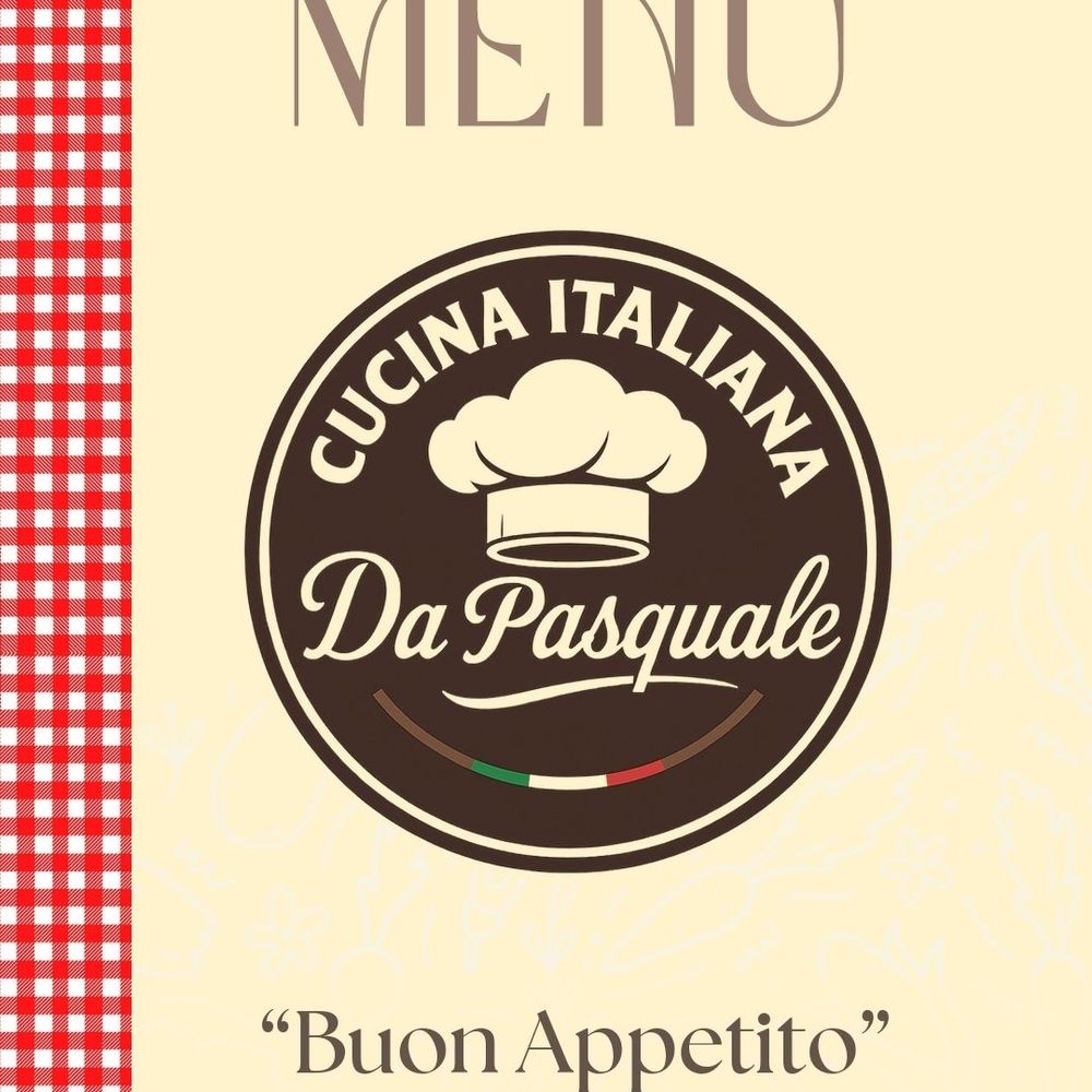 Da Pasquale - Menu cover - Italian Near Me - Guadalajara, JAL