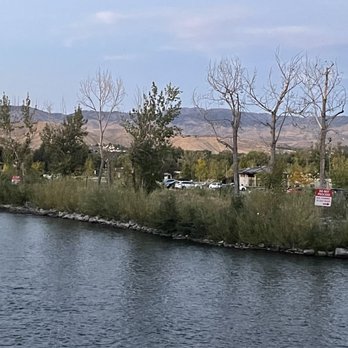 Caffe Luciano's - a river running through a town - Italian Near Me - Garden City, Idaho