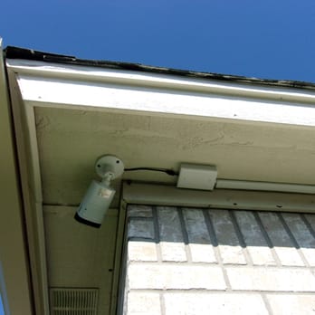 Therrell Alarm Protection Service - Note the indoor plastic channel used to protect cable because Therrell personal claimed they could not get cables to corners of house. - Security Systems Near Me - Waco, Texas Therrell Alarm Protection Service - Note the indoor plastic channel used to protect cable because Therrell personal claimed they could not get cables to corners of house. - Security Systems Near Me - Waco, Texas