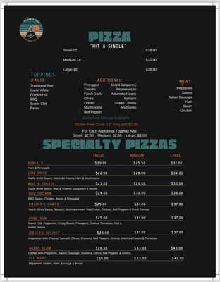 Menu photo 3 E's Locker Room Red Bluff, CA